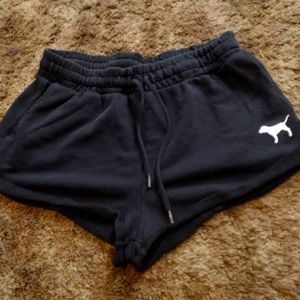 Victoria's secret PINK shorts size small black